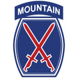 10th Mountain Division Vinyl Decal Stickers and Decals BP-0728