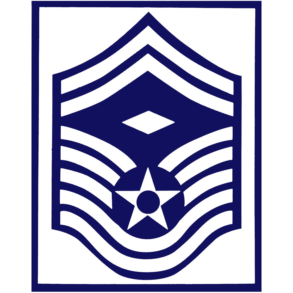 Air Force Enlisted Rank Vinyl Sticker Stickers and Decals BP-0741