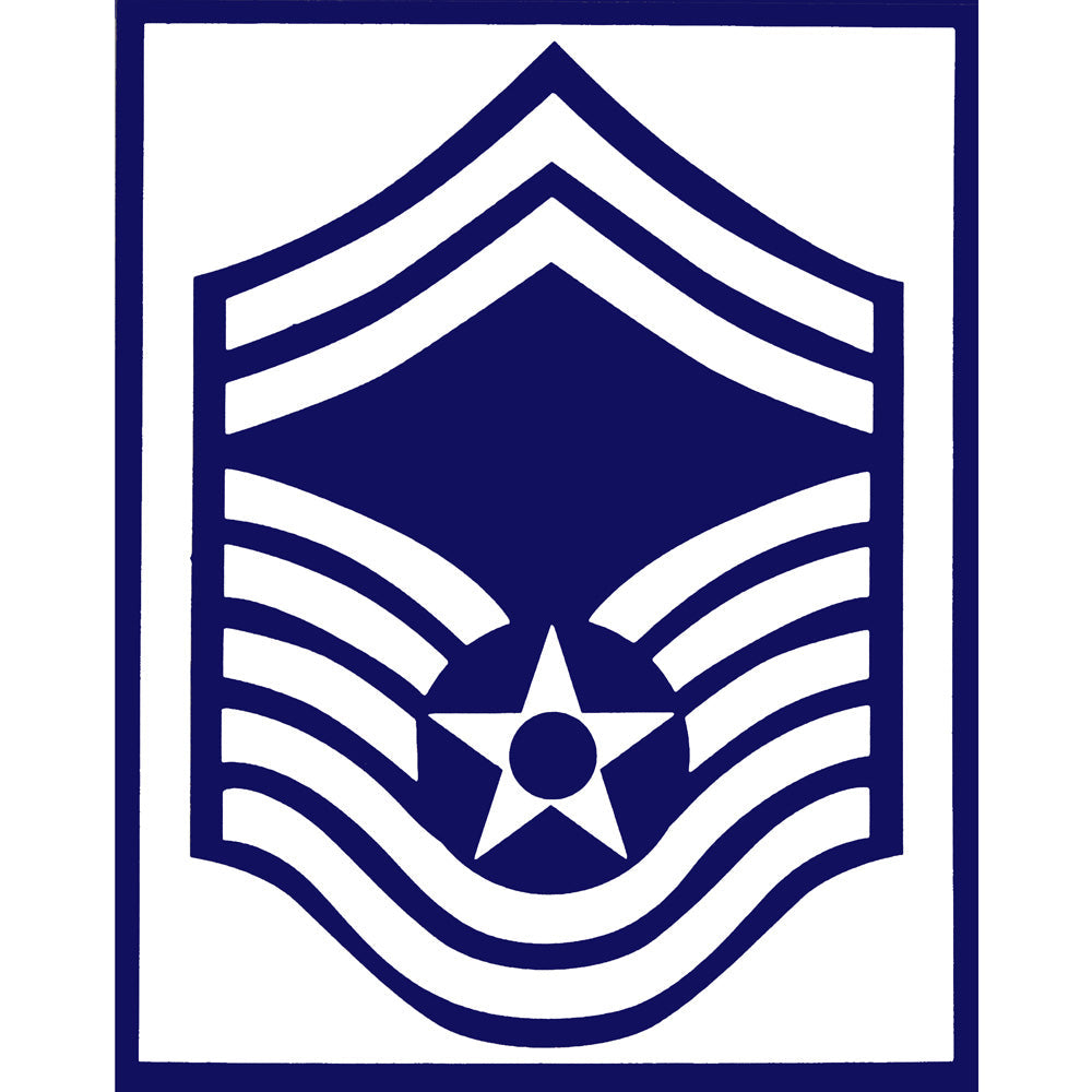 Air Force Enlisted Rank Vinyl Sticker Stickers and Decals BP-0742