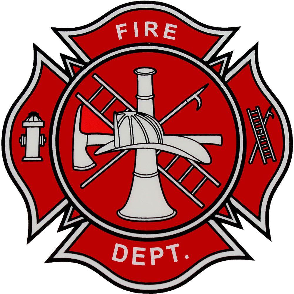 Fire Department Logo Decal USAMM