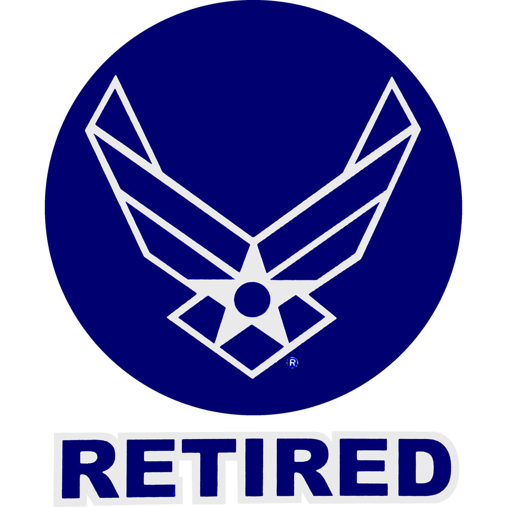 United States Retired Air Force Seal Wall Clock-Free US Ship並行