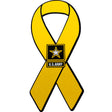 Support Our Troops Yellow Ribbon Army Star 8" Magnet Stickers and Decals BP-0800