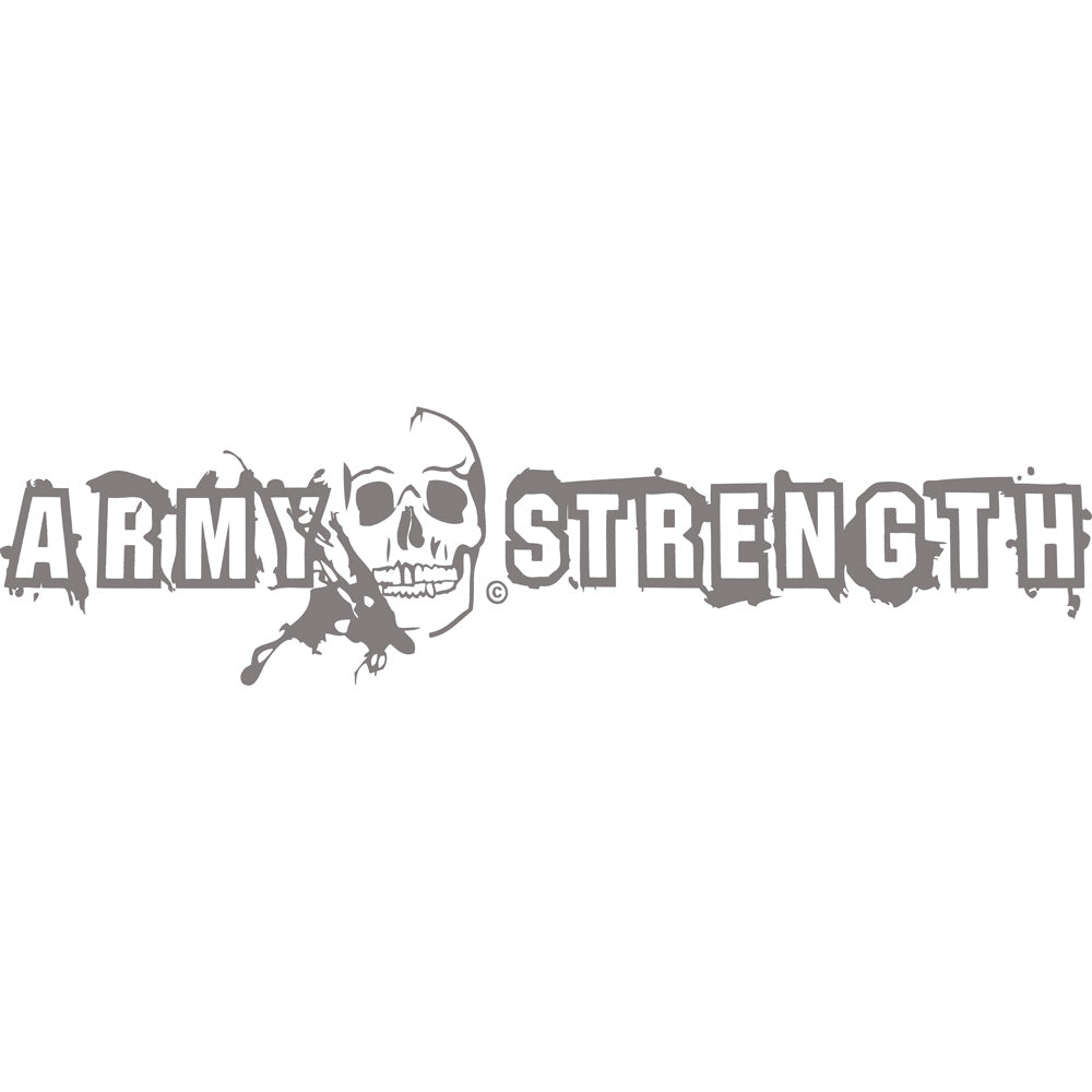 Army Strength With Skull 14" Vinyl Transfer Stickers and Decals BP-0810