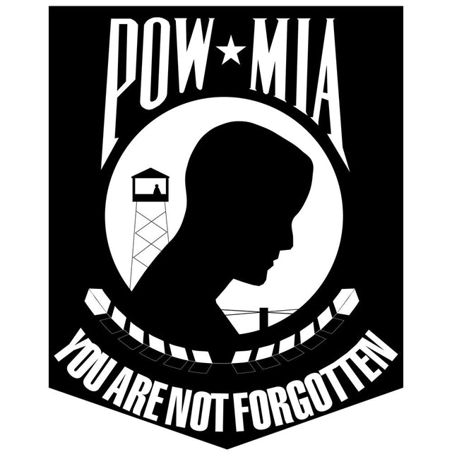 POW MIA 5" Sticker Stickers and Decals BP-1003