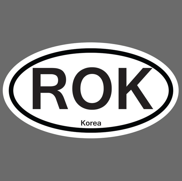 Oval Service 5.5" Sticker - Korea Stickers and Decals BP-1008