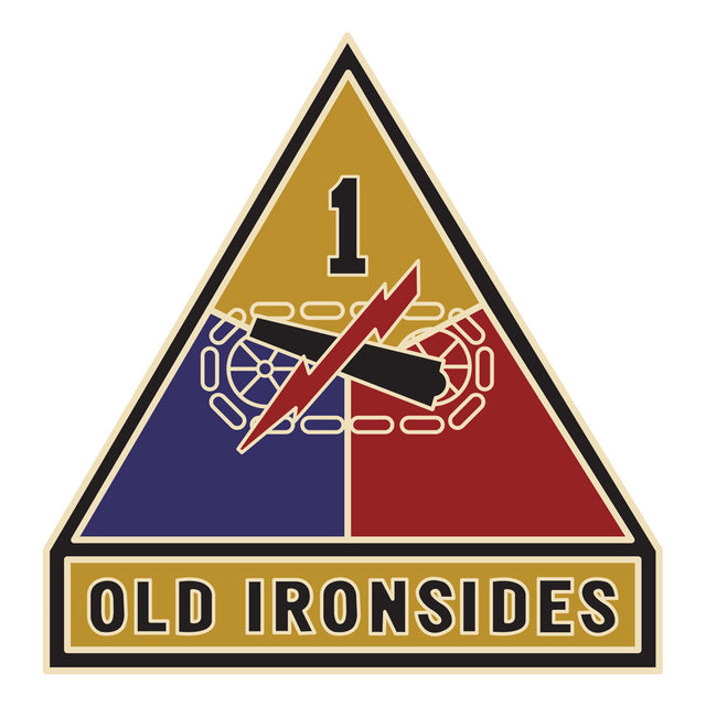 CSIB Sticker - 1st Armored Division Decal Stickers and Decals BP-1076