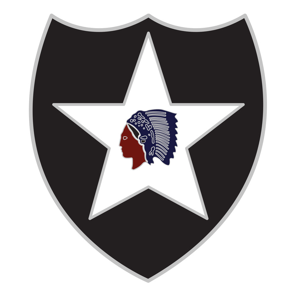 CSIB Sticker - 2nd Infantry Division Decal Stickers and Decals BP-1081