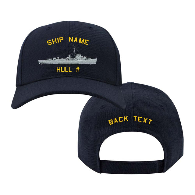 U.S. Navy Custom Ship Cap - Buckley Destroyer Hats and Caps 
