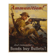 Ammunition Bonds - 8 x 10 Vintage Canvas Print Canvas Prints 