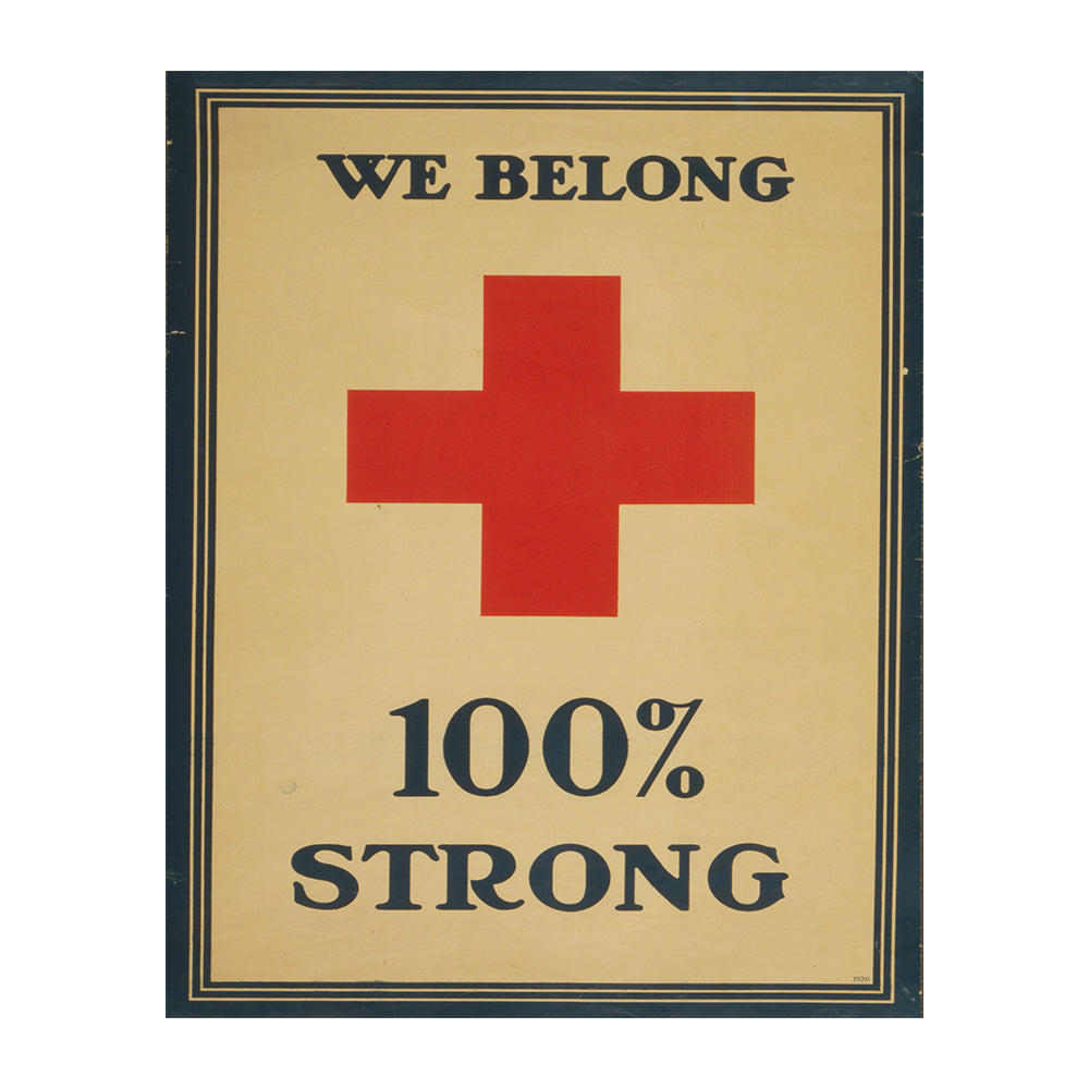 100% Strong Medic - 8 x 10 Vintage Canvas Print Canvas Prints 