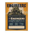 Engineer Corps - 8 x 10 Vintage Canvas Print Canvas Prints 