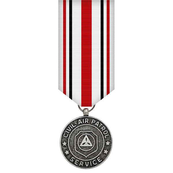 Civil Air Patrol - Red Service Miniature Medal Ribbons 