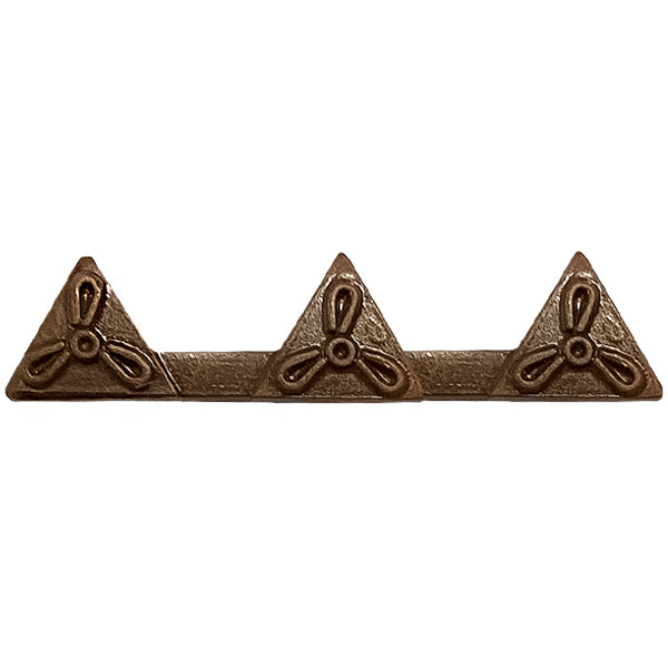 Civil Air Patrol - 3 Triangle Cluster Bronze Ribbons 