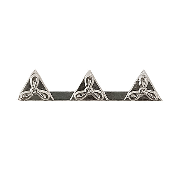 Civil Air Patrol - 3 Triangle Cluster Silver Ribbons 