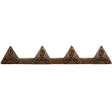 Civil Air Patrol - 4 Triangle Cluster Bronze Ribbons 