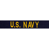 U.S. Navy Branch Tapes Embroidered Name / Branch Tapes Navy Branch Tape O Gold