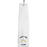 Enlisted Army Rank Custom Golf Towels Golf Towel GT.0120