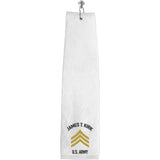 Enlisted Army Rank Custom Golf Towels Golf Towel GT.0143