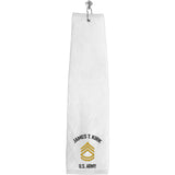 Enlisted Army Rank Custom Golf Towels Golf Towel GT.0155