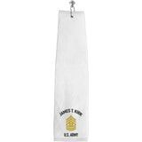 Enlisted Army Rank Custom Golf Towels Golf Towel GT.0168