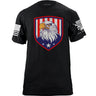 Eagle Head 3 Stars Tshirt Shirts YFS.3.030.1.BKT.1