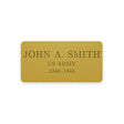 Engraving Plate - Brass 1.5" x 3" Shadow Boxes, Display Cases, and Presentation Cases 