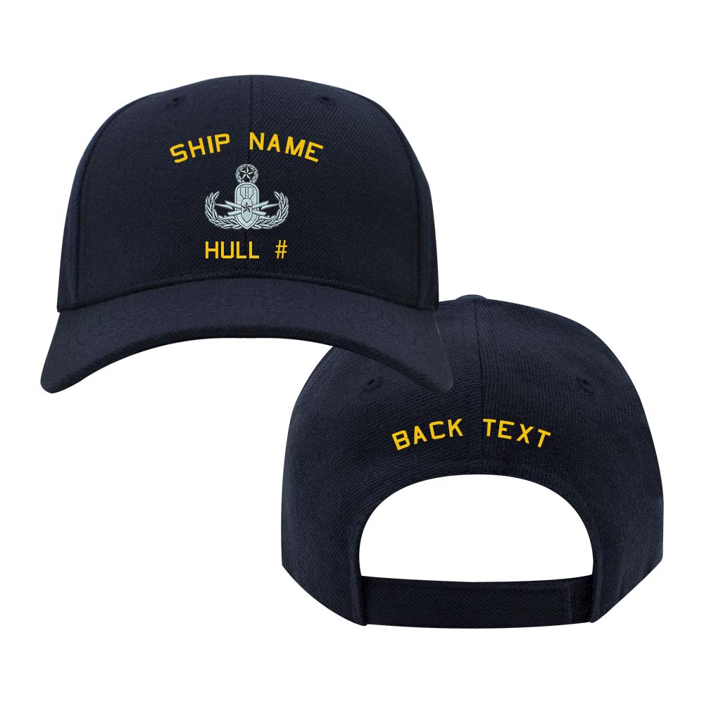 US Navy Custom Ship Cap - EOD Master Hats and Caps 