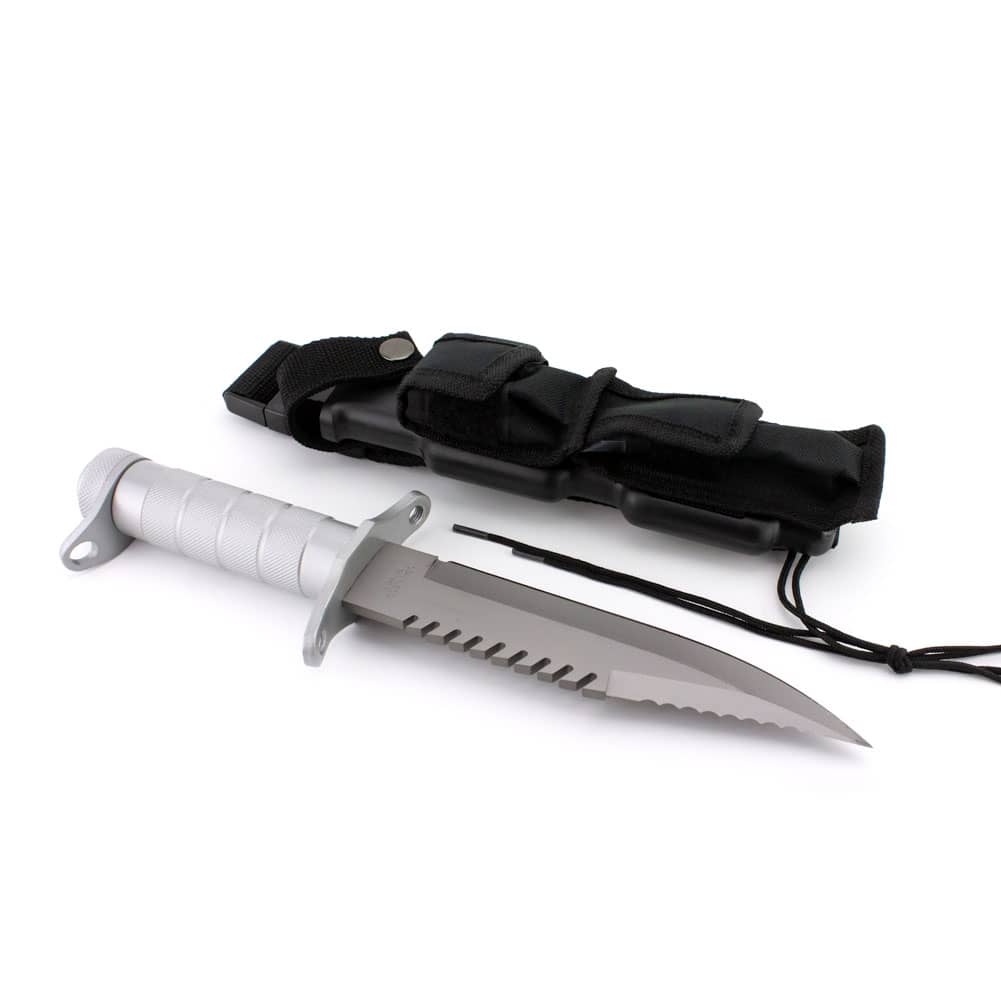 8 Stainless Steel Survival Knife Kit