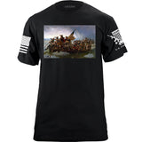 George Washington Crossing The Delaware Operators Tshirt Shirts YFS.3.002.1.BKT.1