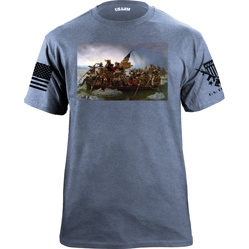 George Washington Crossing The Delaware Operators Tshirt Shirts YFS.3.002.1.STBT.1