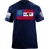 Georgia M4 Flag T-Shirt Shirts YFS.8.003.1.NYT.1