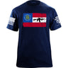 Georgia M4 Flag T-Shirt Shirts YFS.8.003.1.NYT.1