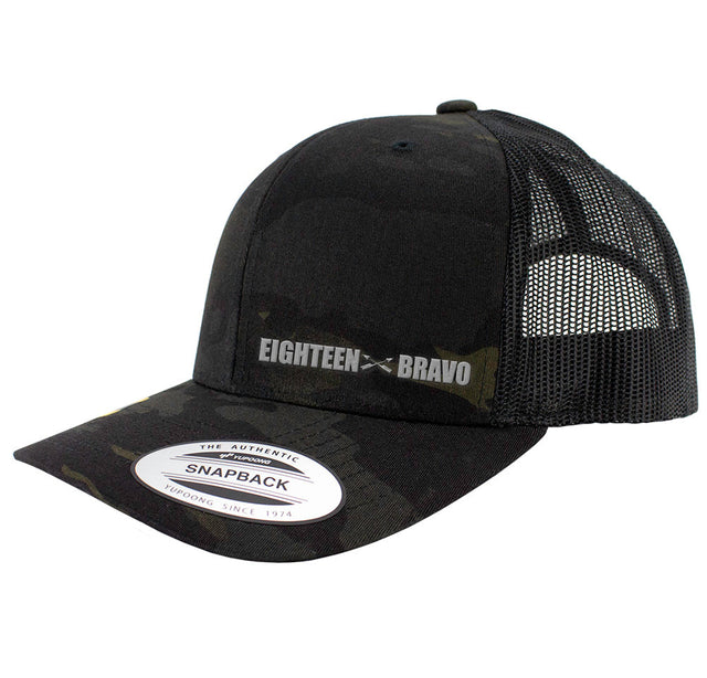 Eighteen Bravo MOS Snapback Trucker Multicam Caps Hats and Caps Hat.0289