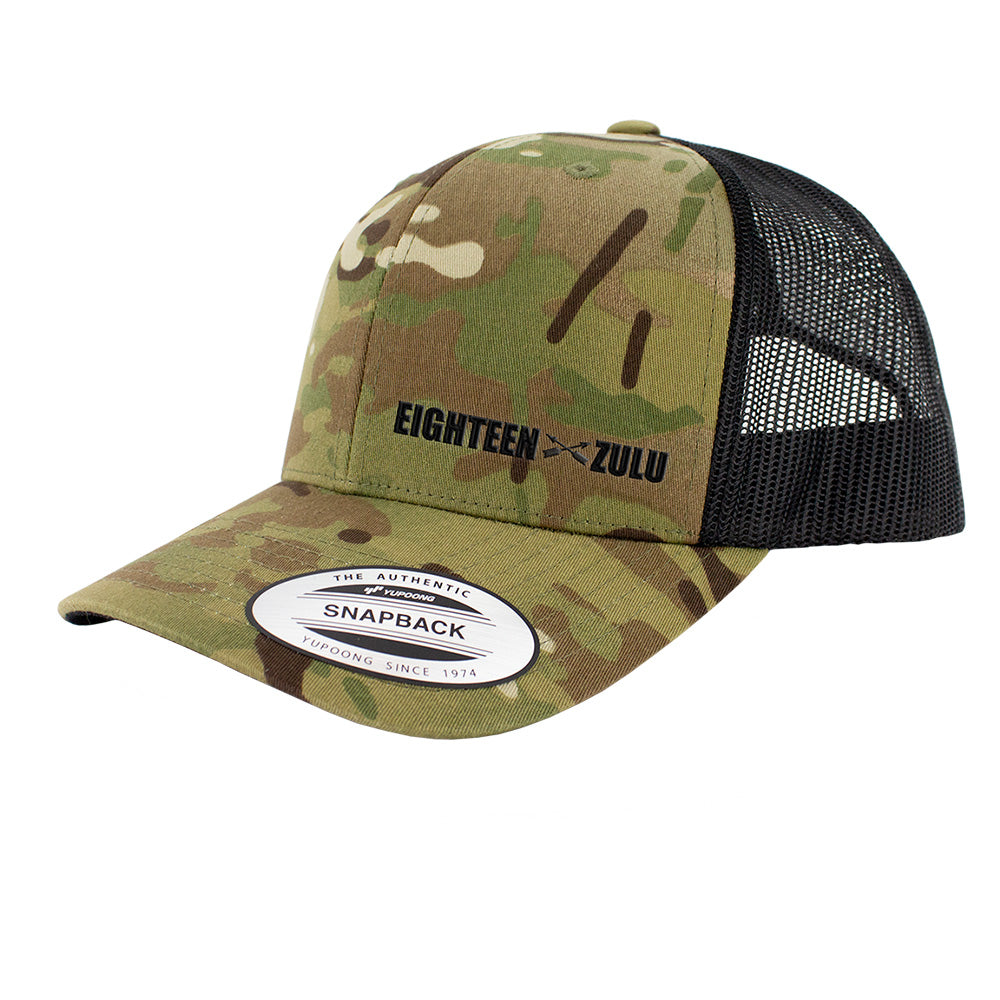 Eighteen Zulu MOS Snapback Trucker Multicam Caps Hats and Caps Hat.0276