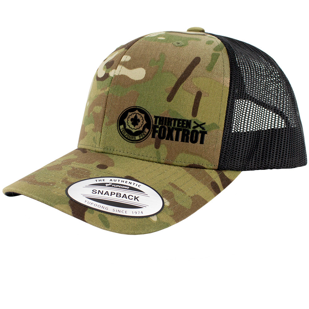 2nd Cavalry 13 Foxtrot Series Snapback Trucker Multicam Hats and Caps Hat.0284