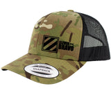 3rd Infantry 11 Bravo Series Snapback Trucker Multicam Hats and Caps Hat.0302