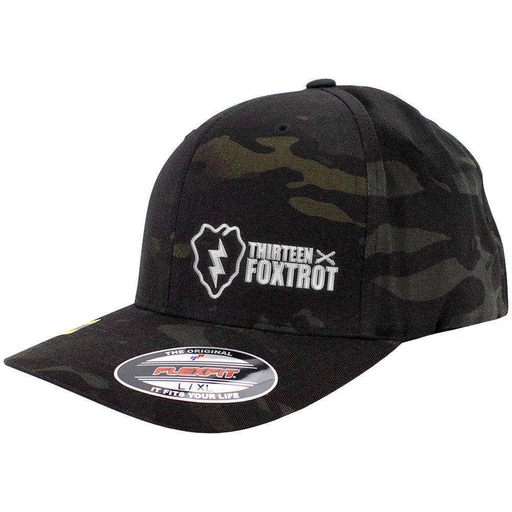 25th Infantry 13 Foxtrot Series FlexFit Caps Multicam Hats and Caps Hat.0336s