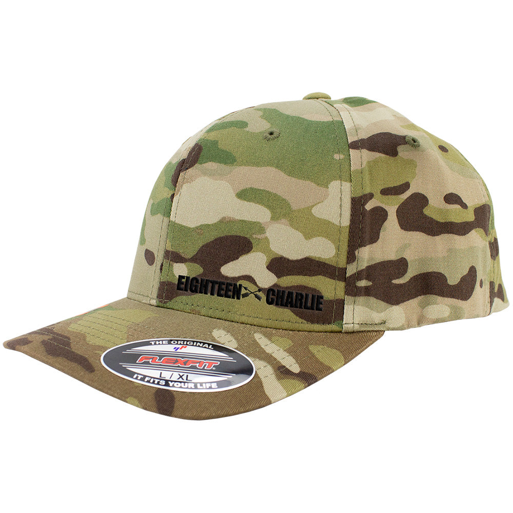 Eighteen Charlie MOS Series FlexFit Multicam Caps Hats and Caps Hat.0364