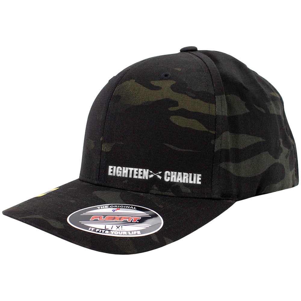 Eighteen Charlie MOS Series FlexFit Multicam Caps Hats and Caps Hat.0368s