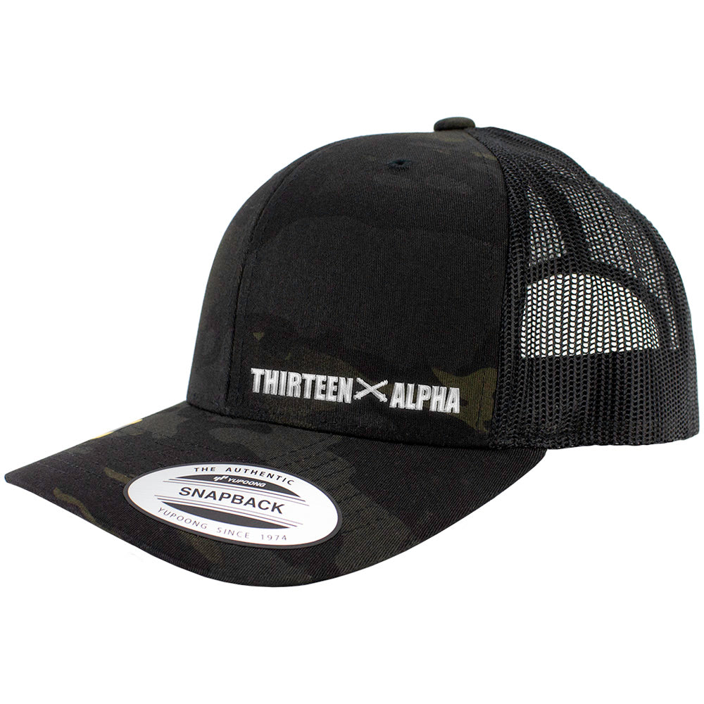 Thirteen Alpha MOS Snapback Trucker Multicam Caps Hats and Caps Hat.0397