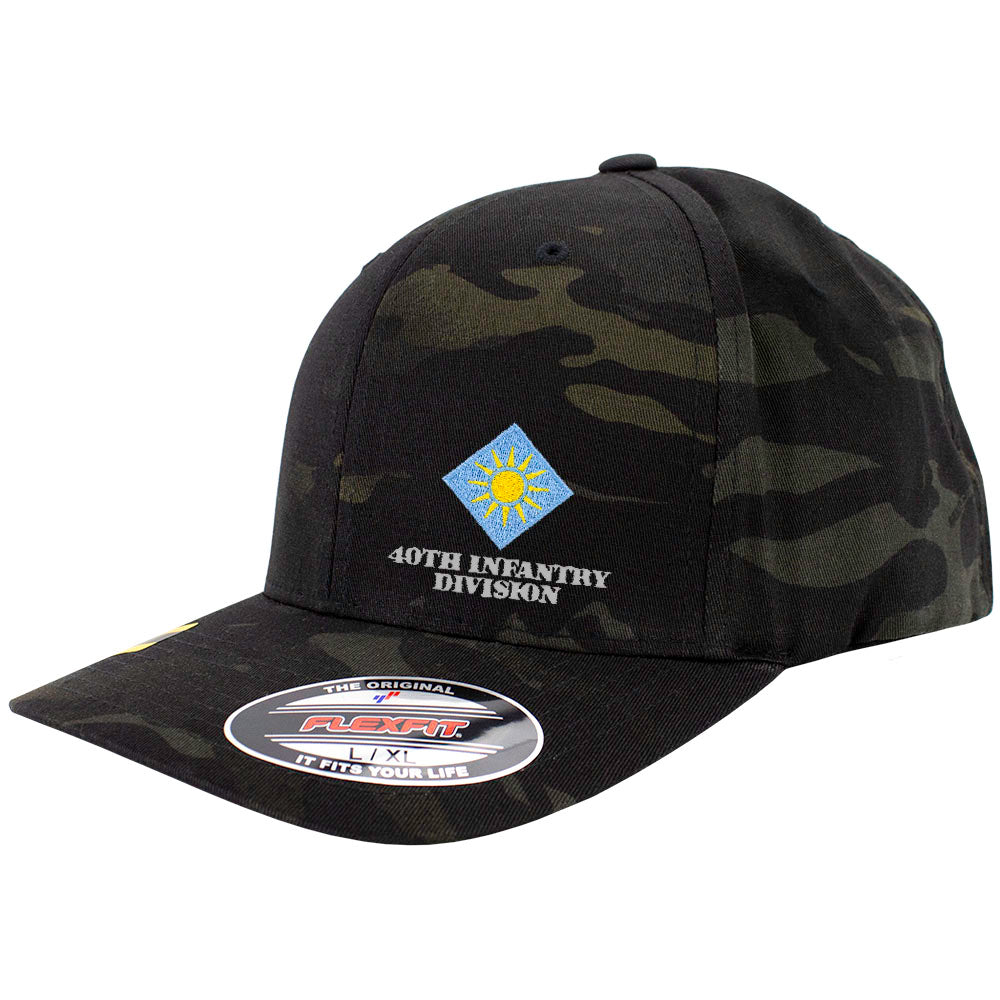 40th Infantry Division FlexFit Caps - Multicam Hats and Caps Hat.0587S