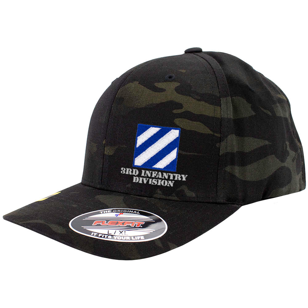 3rd Infantry Division FlexFit Caps - Multicam Hats and Caps Hat.0596S