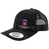 82nd Airborne Division Snapback Trucker Cap - Multicam Hats and Caps Hat.0604