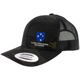 23rd Infantry Division Snapback Trucker Cap - Multicam Hats and Caps Hat.0610