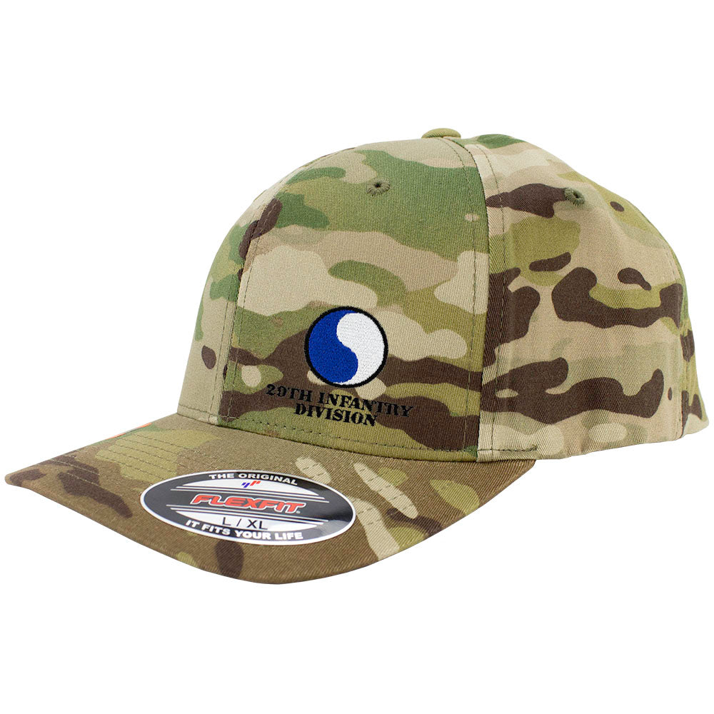 29th Infantry Division FlexFit Caps - Multicam Hats and Caps Hat.0630S