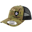 2nd Infantry Division Snapback Trucker Cap - Multicam Hats and Caps Hat.0654