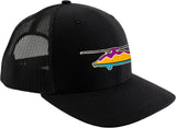 Blackhawk Sunset Embroidered Snapback Trucker Hat Hat.0930.B