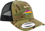 Blackhawk Sunset Embroidered Snapback Trucker Hat Hat.0930.GMC