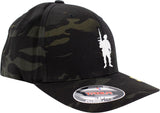 Soldier Silhouette Embroidered FlexFit Hat Hat.0932.BMCS