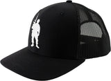 Soldier Silhouette Embroidered Snapback Trucker Hat 